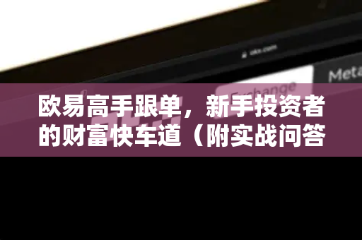 欧易高手跟单，新手投资者的财富快车道（附实战问答）-第1张图片-欧易官方授权入口 | OKX注册 - 欧易优选安全下载平台